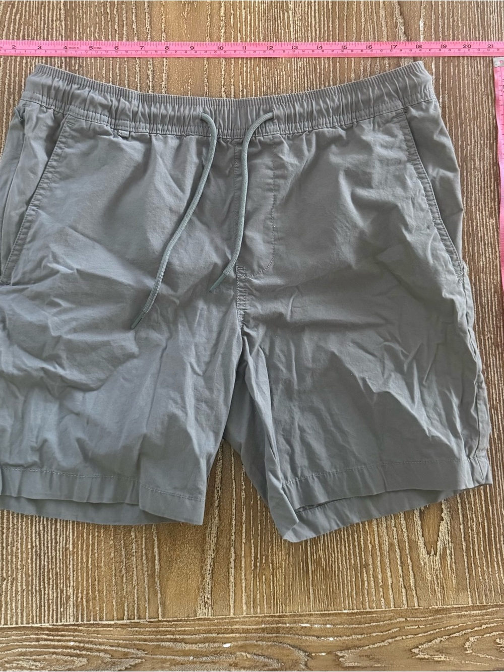 Denim & Flower Men's Drawstring Athletic Shorts in Slate Olive